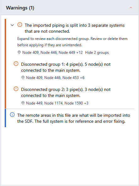 Import Warnings