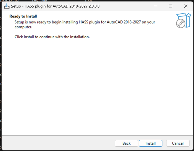 installer last step