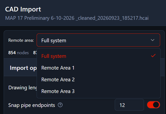 remote area dropdown 3