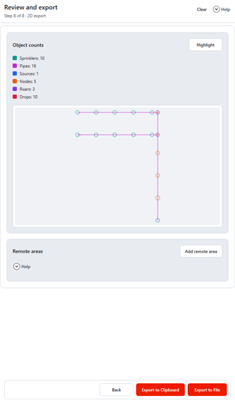 review export step